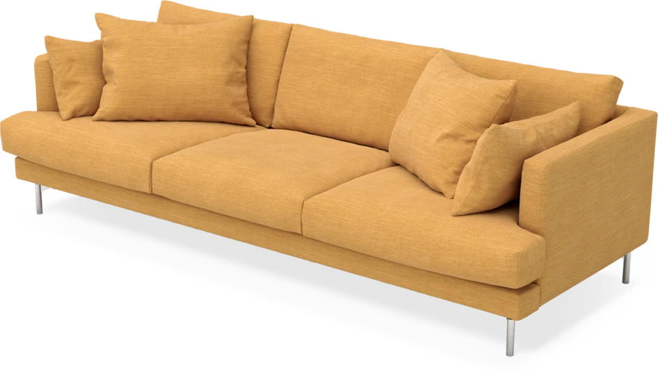 Harper - 4-sits soffa - Gul