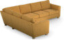 Friday - Hörnsoffa, 2+3-sits - Gul