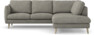 Madison Lux - 2-sits soffa med divan höger - Vit