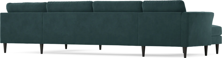 Bridge - 3-sits soffa med schäslong vänster och divan höger - Blå