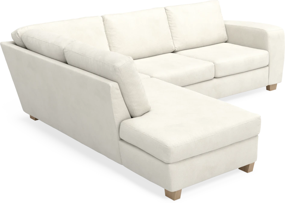Friday - 2,5-sits soffa med divan vänster - Vit