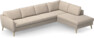 County - 3-sits soffa med divan höger - Beige