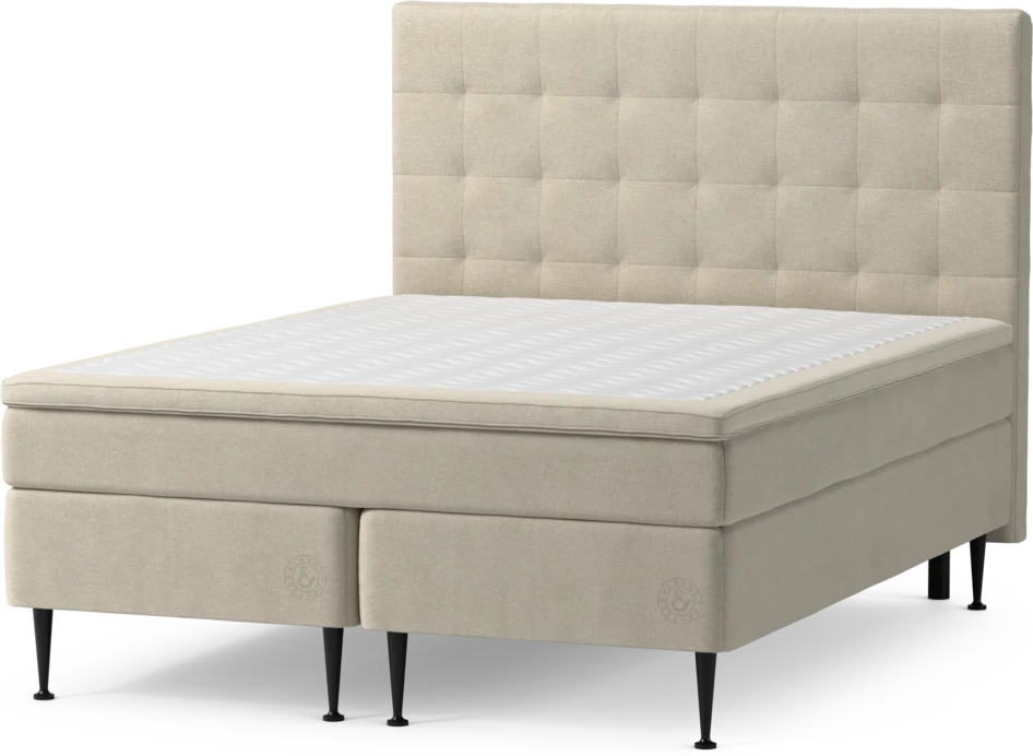 Asperö Comfort - Kontinentalsäng, dubbelsäng med bäddmadrass Comfort och sängben