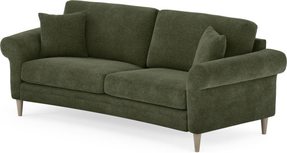 Eden - 2,5-sits soffa svängd - Grön