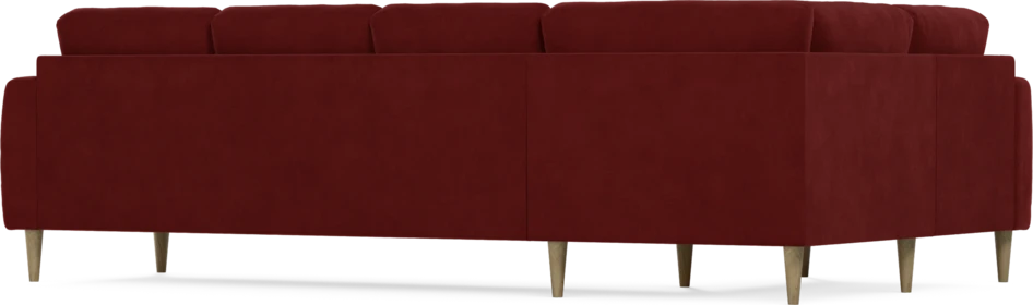 Eden - Hörnsoffa, 1+3-sits - Röd