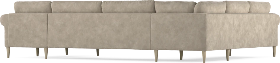 Bridge - Hörnsoffa, 2+3-sits med schäslong höger - Beige