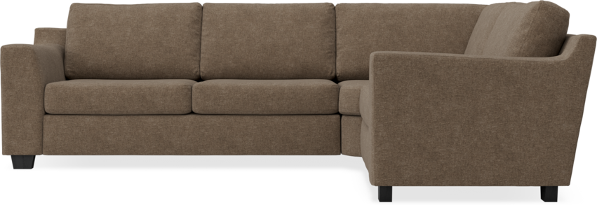 Friday - Hörnsoffa, 2,5+1,5-sits - Brun