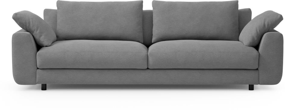 Amie - 4-sits soffa - Grå