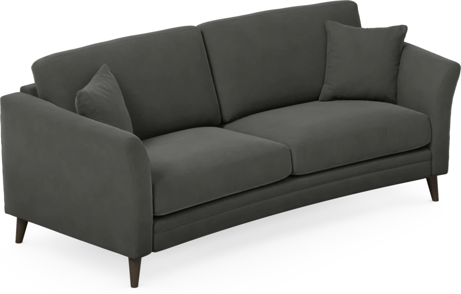 Eden - 2,5-sits soffa svängd - Grå