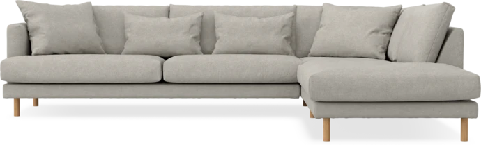 Harper, 3-sits soffa med divan höger