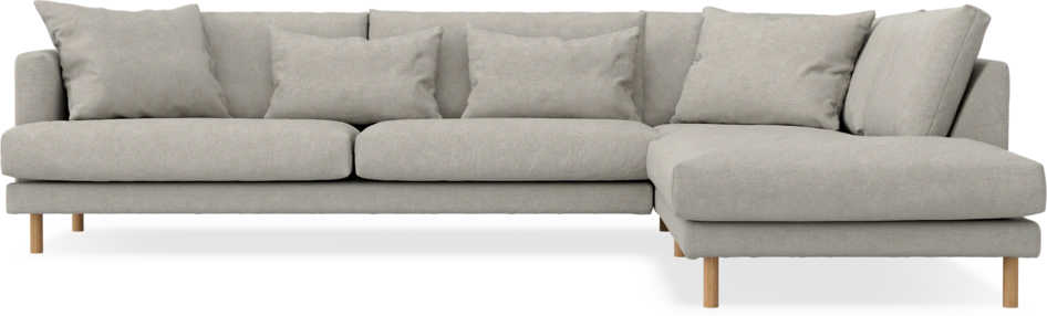 Harper - 3-sits soffa med divan höger - Beige