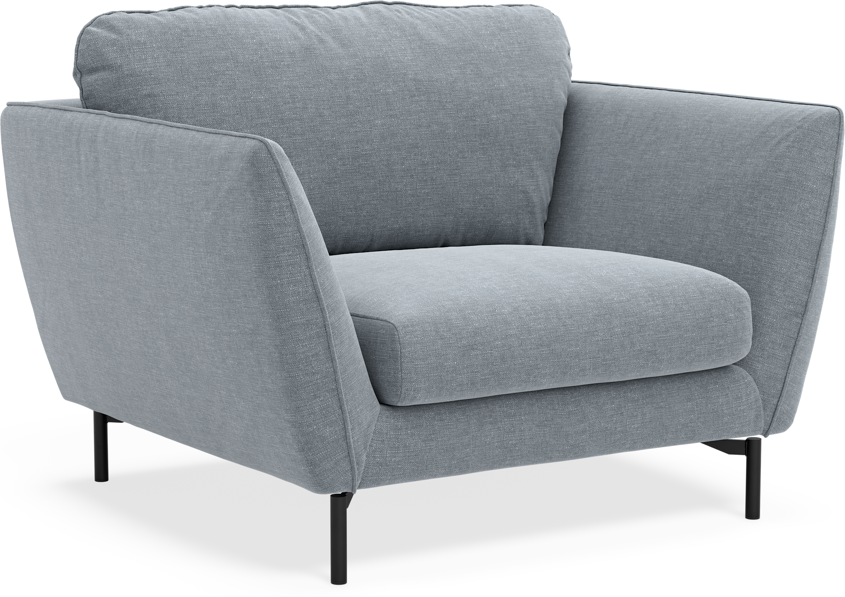 Madison Lux - Fåtölj, 70 cm - Blå