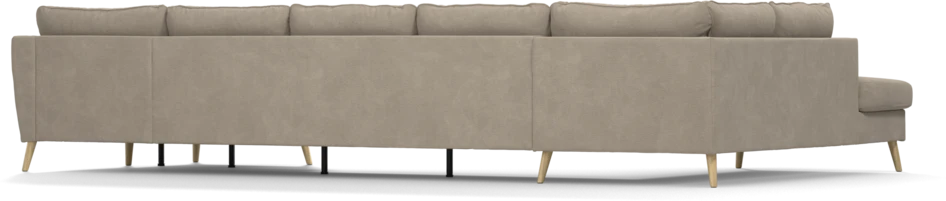 County - 4-sits soffa med divan vänster och schäslong höger - Beige