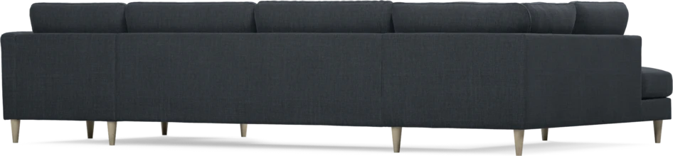 Bridge - 3-sits soffa med divan vänster och schäslong höger - Blå