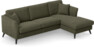 Eden - 2,5-sits soffa med schäslong - Grön