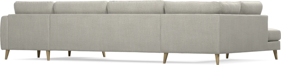 Bridge - 3-sits soffa med divan vänster och schäslong höger - Grå