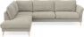 Bridge - 3-sits soffa med divan vänster - Brun
