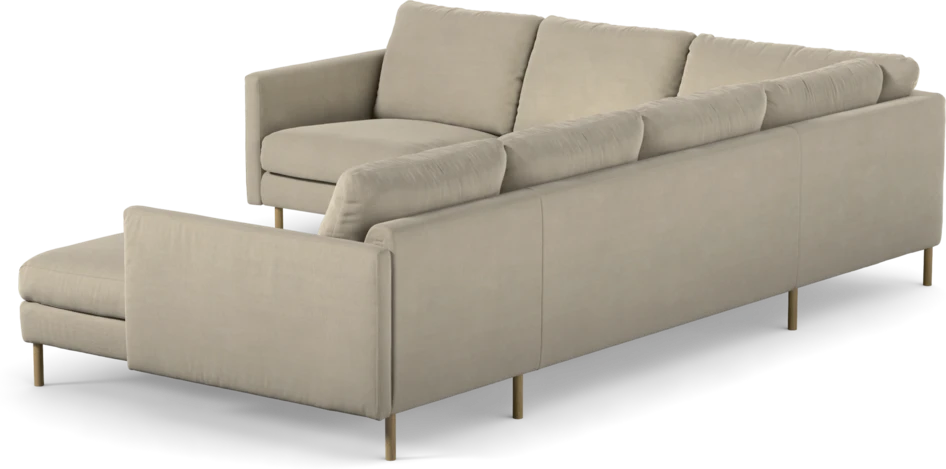 Madison Lux - Hörnsoffa med schäslong höger - Beige