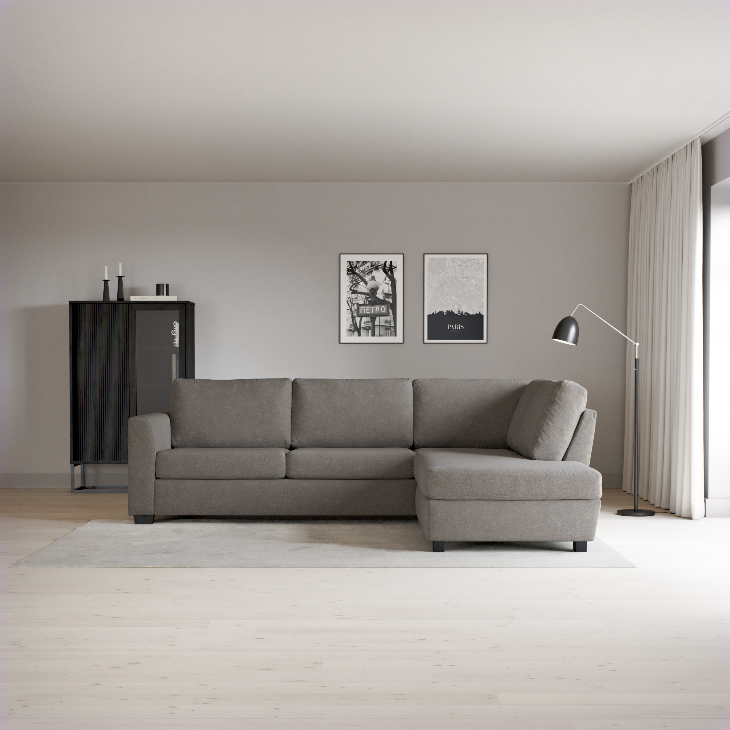 Friday - 2,5-sits soffa med divan höger - inspiration