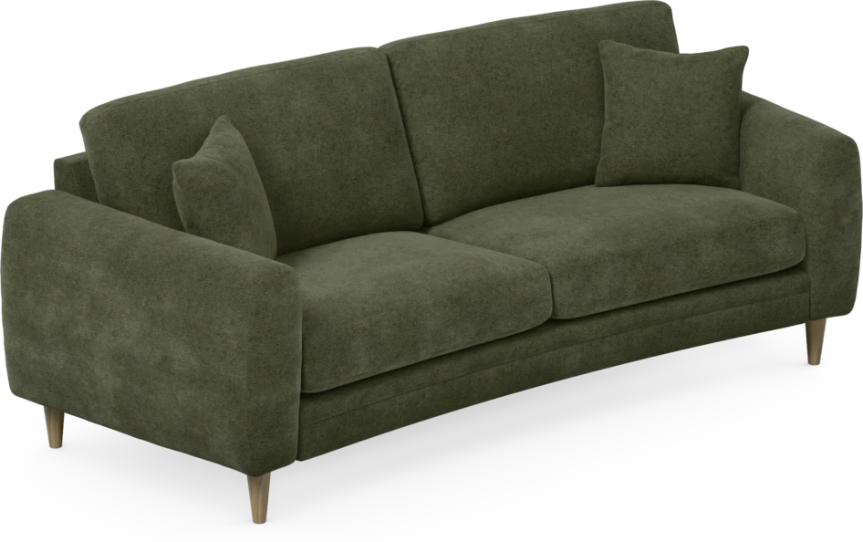 Eden - 2,5-sits soffa svängd - Grön