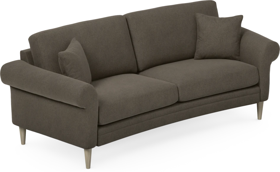 Eden - 2,5-sits soffa svängd - Brun