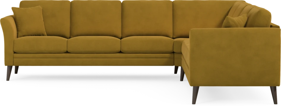 Eden - Hörnsoffa, 3+3-sits - Gul