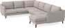 Madison - Hörnsoffa med schäslong höger - Beige