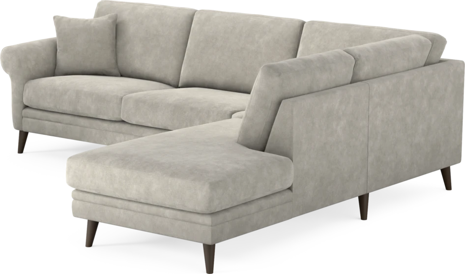 Eden - 2,5-sits soffa med divan - Grå