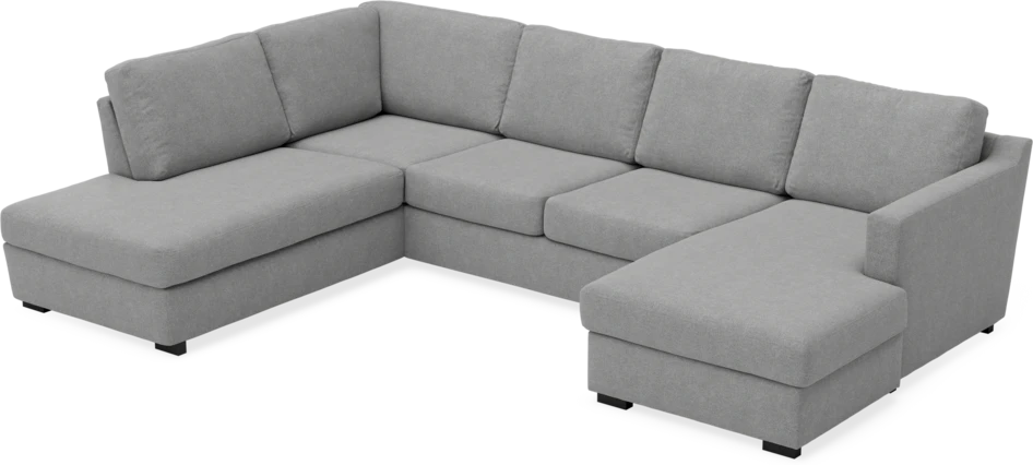 Friday - 3-sits soffa med divan vänster och schäslong höger - Grå