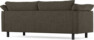 Cherrie - 2,5-sits soffa, fast klädsel - Brun