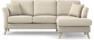Eden - 2-sits soffa med schäslong - Beige