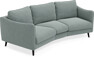 Madison - 3-sits soffa svängd, 70 cm - Turkos