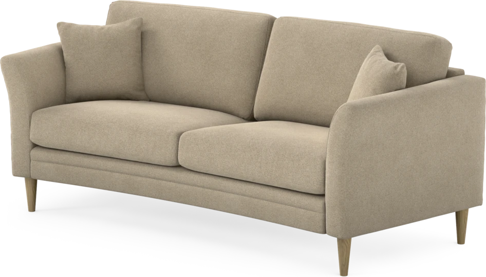 Eden - 2,5-sits soffa svängd - Beige