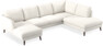 Madison Lux - 2-sits soffa med schäslong vänster och divan höger - Vit