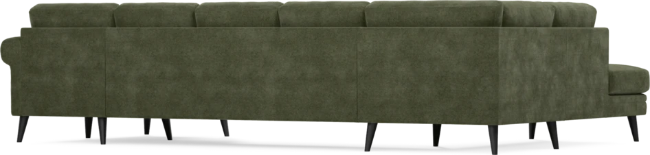 Eden - 3-sits soffa med divan vänster och schäslong höger - Grön