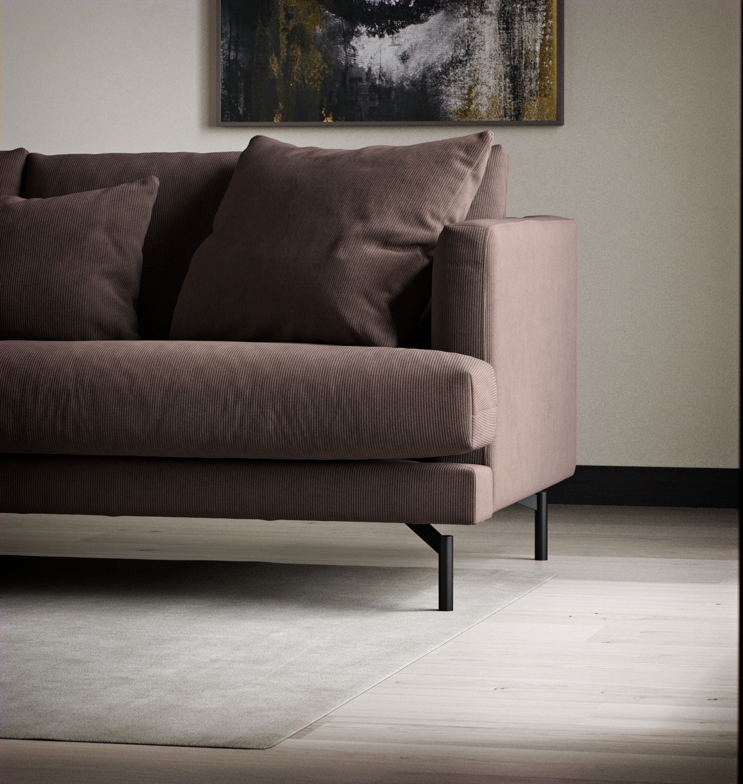 Harper - 3-sits soffa med divan vänster - inspiration