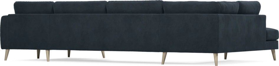 Bridge - 3-sits soffa med divan vänster och schäslong höger - Blå