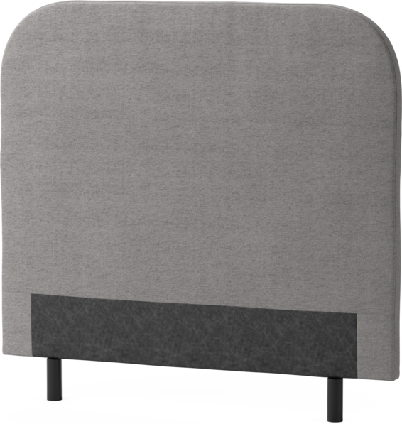 Delux Rundad - Sänggavel, 90-210 cm - Grå