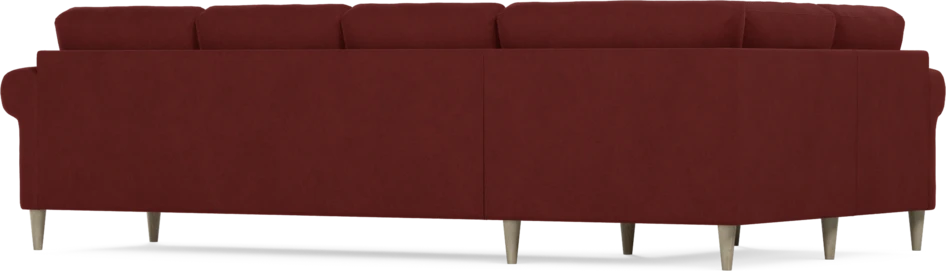 Eden - Hörnsoffa, 1+3-sits - Röd