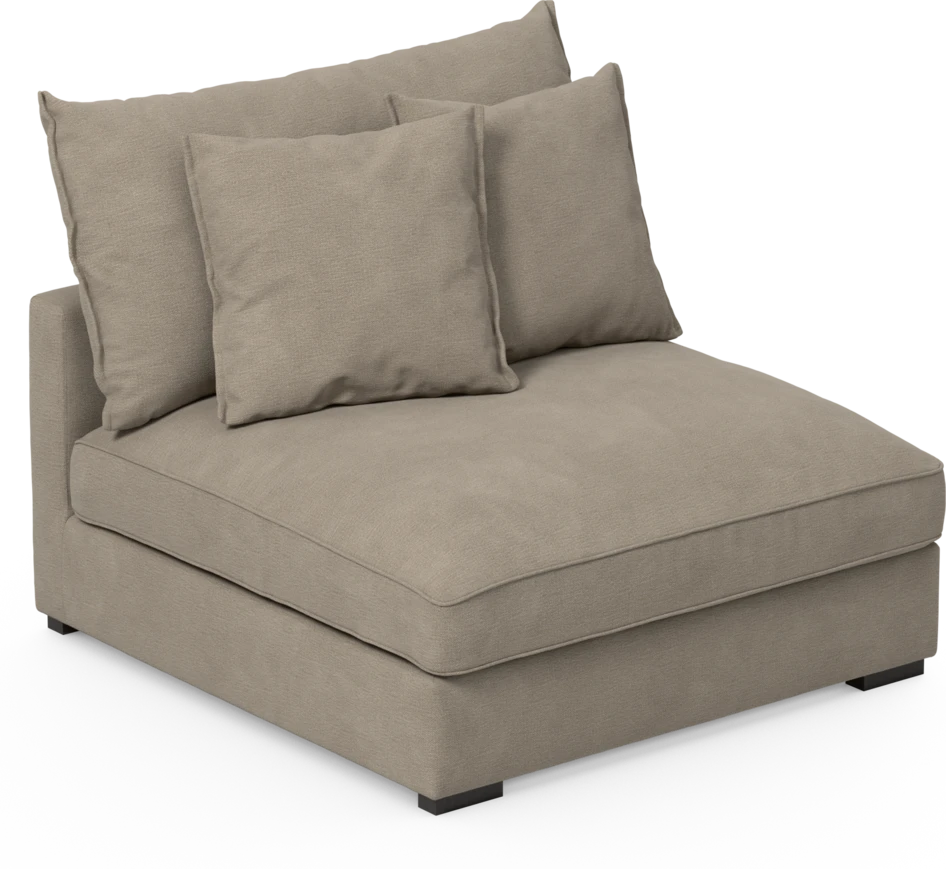 Rossi - 1,5-sits utan armstöd - Beige