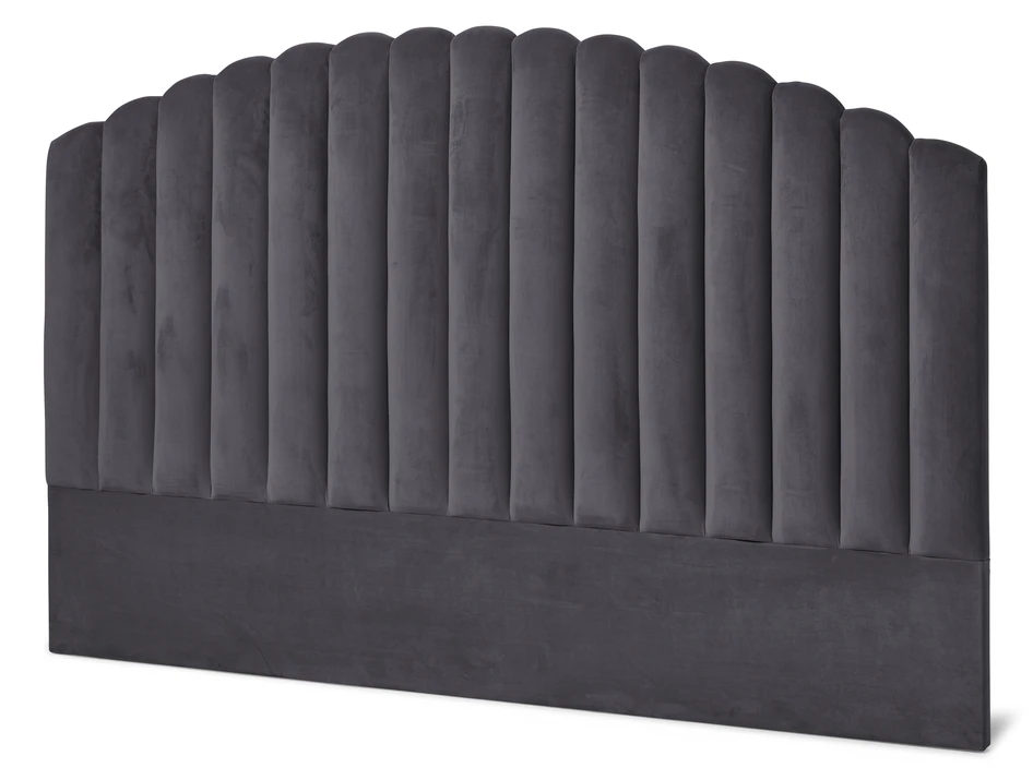 Snäcka - Sänggavel, 160 cm - Grå
