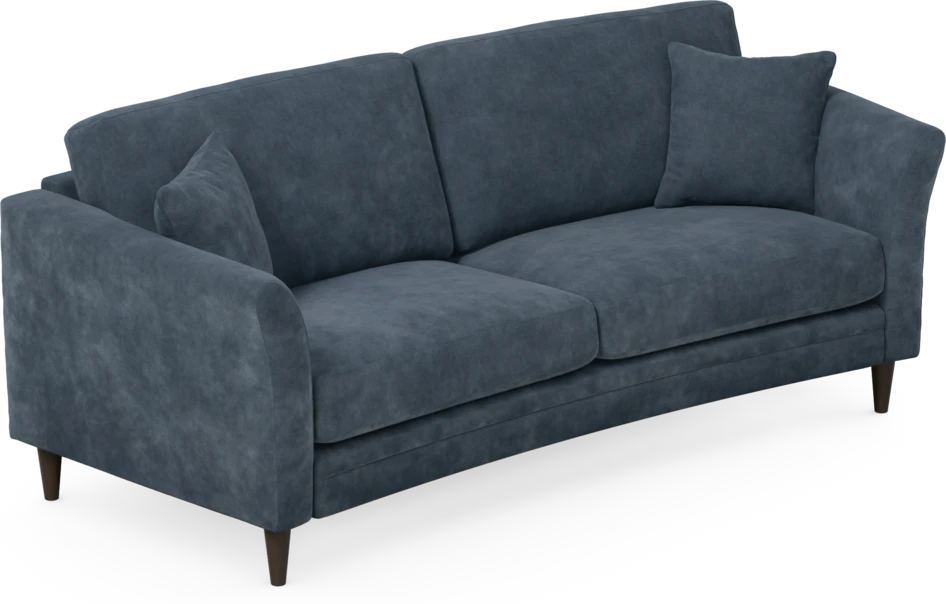 Eden - 2,5-sits soffa svängd - Blå