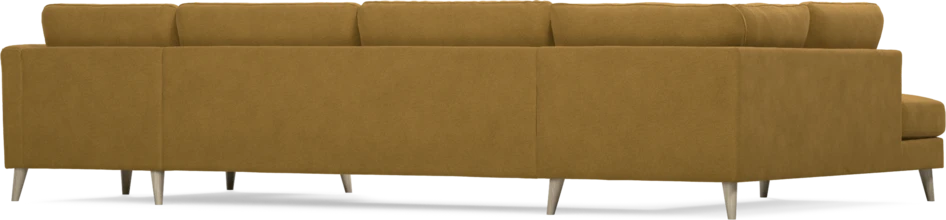 Bridge - 3-sits soffa med divan vänster och schäslong höger - Gul