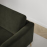 Bridge - Hörnsoffa, 3+3-sits - Grön