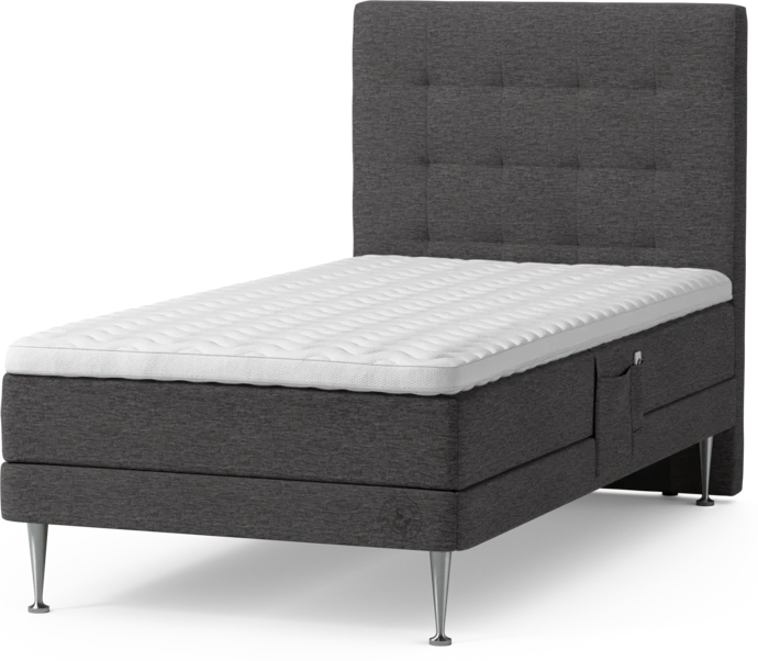 Särö Comfort, Ställbar säng, enkelsäng med bäddmadrass och Bris sänggavel