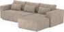 Ide - Bäddsoffa 3-sits med schäslong höger - Beige