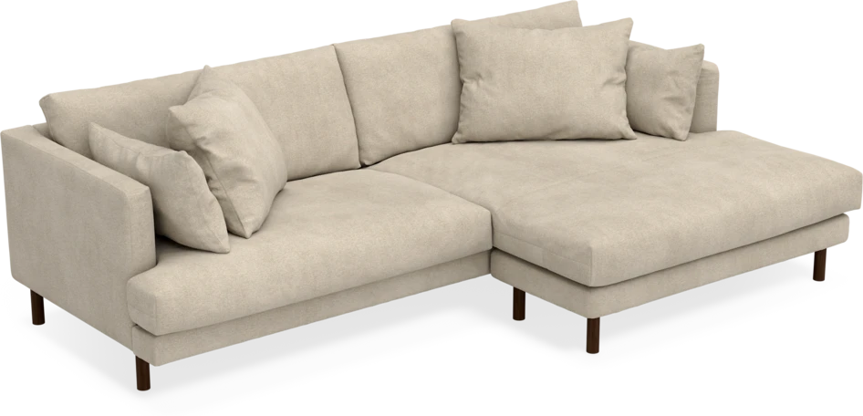 Harper - 4-sits med schäslong XL höger - Beige