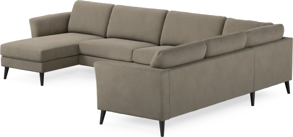 Bridge - Hörnsoffa, 3+2-sits med schäslong vänster - Beige