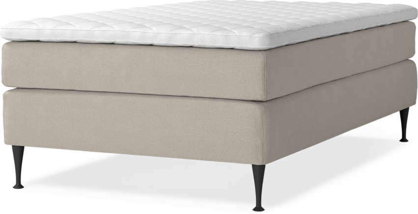 Delux Sense - Kontinentalsäng, enkelsäng 120 cm med bäddmadrass