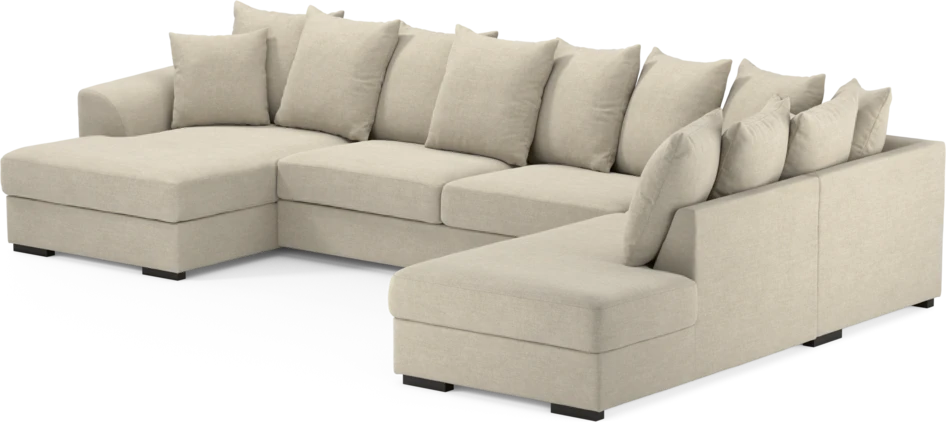 Town - 3-sits soffa med divan höger och schäslong vänster - Beige